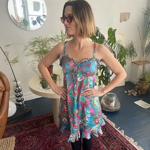 Vintage Betsy Johnson Paisley Dress